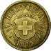 Monnaie, Suisse, 5 Rappen, 1873, Bern, TTB+, Billon, KM:5