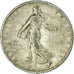 Coin, France, Semeuse, Franc, 1907, Paris, VF(20-25), Silver, KM:844.1