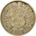 SWITZERLAND, 5 Rappen, 1876, Bern, KM #5, AU(50-53), Billon, 1.71