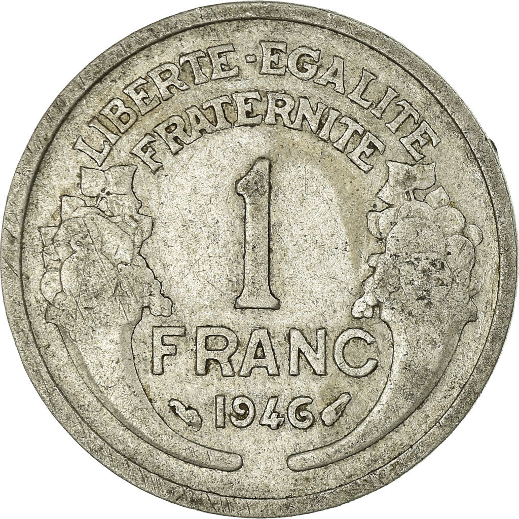 Monnaie, France, Morlon, Franc, 1946, Paris, TB, Aluminium, Gadoury:473a