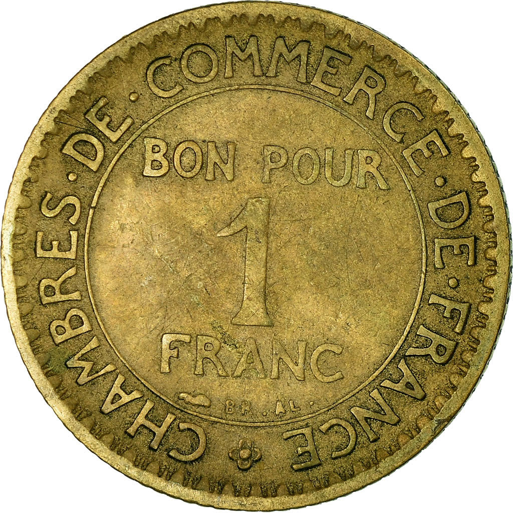 Monnaie, France, Chambre de commerce, 2 Francs, 1921, Paris, TB