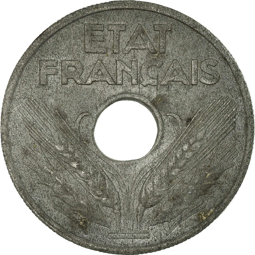 Münze, Frankreich, État français, 20 Centimes, 1941, Paris, SS, Zinc