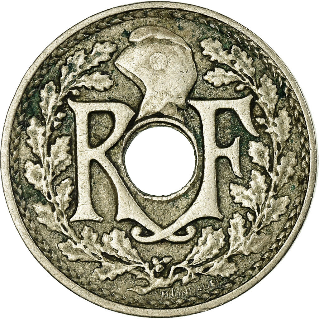 Coin, France, Lindauer, 5 Centimes, 1922, Poissy, VF(30-35), Copper-nickel