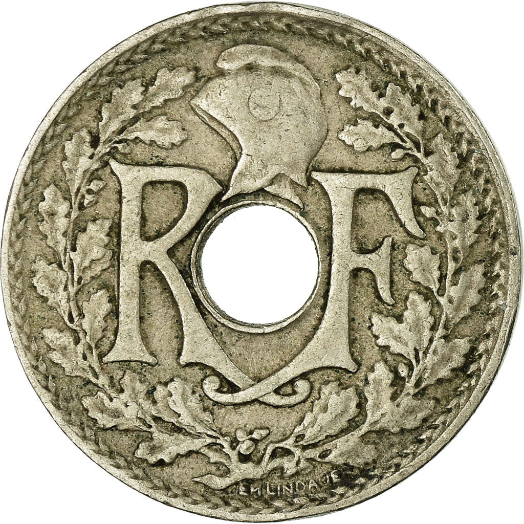 Coin, France, Lindauer, 5 Centimes, 1920, Paris, VF(30-35), Copper-nickel