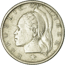 Coin, Liberia, 25 Cents, 1966, EF(40-45), Copper-nickel, KM:16a.1