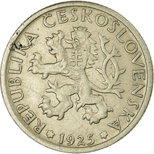 Münze, Tschechoslowakei, Koruna, 1925, SS, Copper-nickel, KM:4