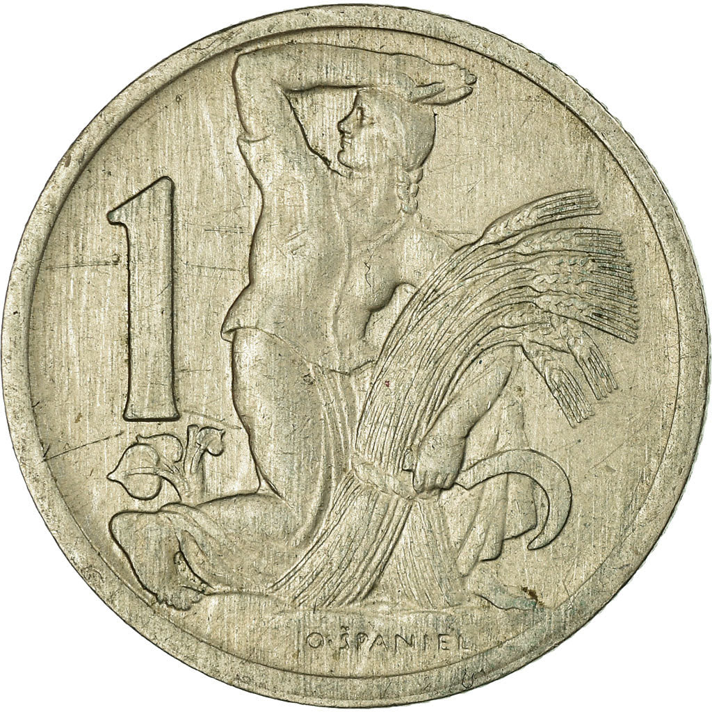 Münze, Tschechoslowakei, Koruna, 1925, SS, Copper-nickel, KM:4
