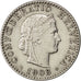 SWITZERLAND, 20 Rappen, 1903, Bern, KM #29, AU(50-53), Nickel, 21.05, 3.97