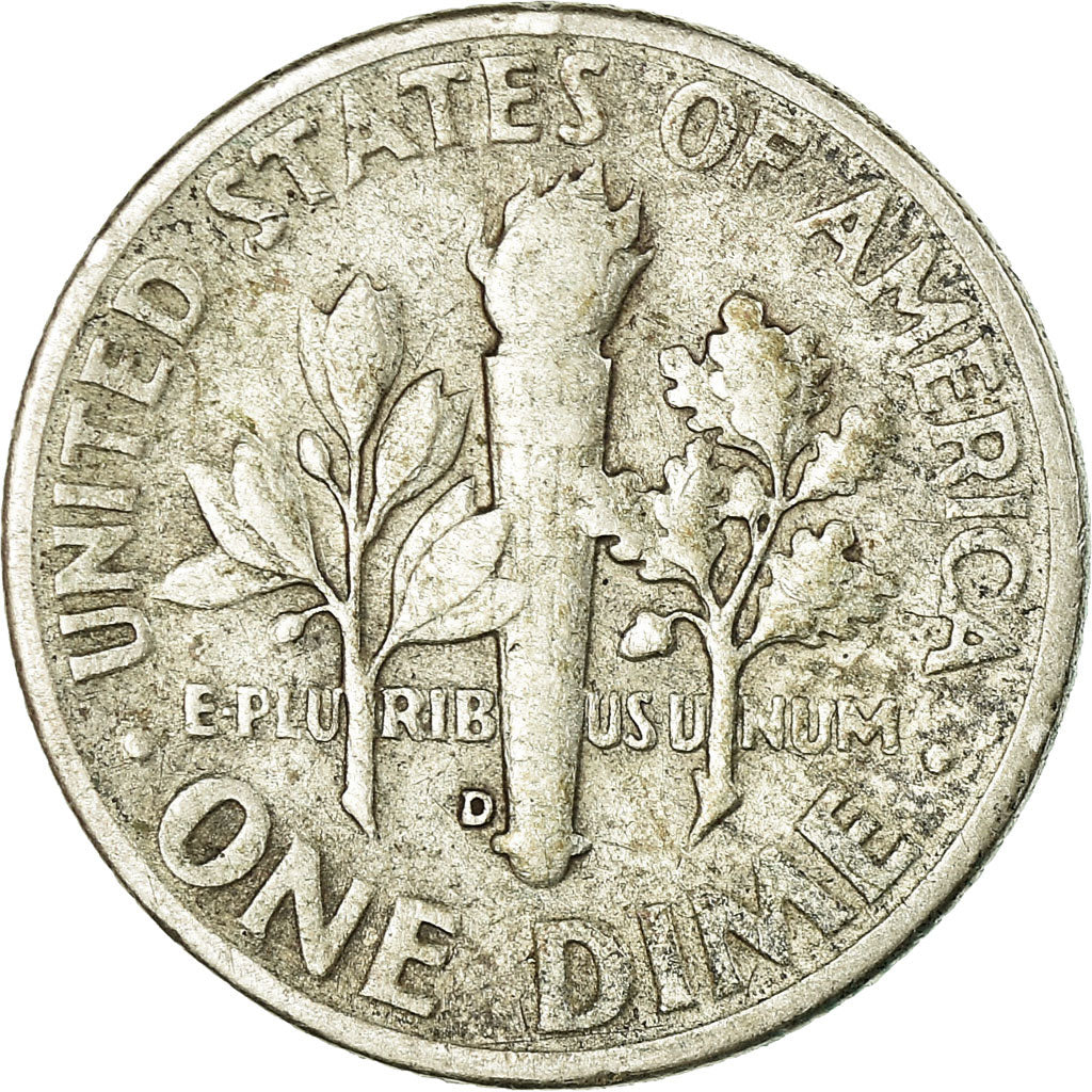 Coin, United States, Roosevelt Dime, Dime, 1947, U.S. Mint, Denver, VF(20-25)
