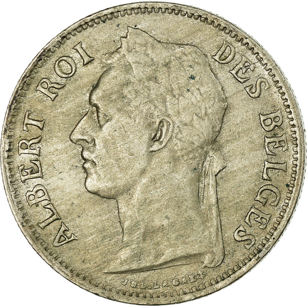 Coin, Belgian Congo, 50 Centimes, 1927, EF(40-45), Copper-nickel, KM:22