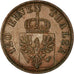 Coin, German States, PRUSSIA, Wilhelm I, 3 Pfennig, 1873, EF(40-45), Copper