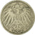 Moneda, ALEMANIA - IMPERIO, Wilhelm II, 10 Pfennig, 1901, Berlin, BC+, Cobre -