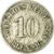 Moneta, GERMANIA - IMPERO, Wilhelm II, 10 Pfennig, 1899, Muldenhütten, MB+