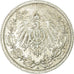 Coin, GERMANY - EMPIRE, 1/2 Mark, 1914, Berlin, EF(40-45), Silver, KM:17
