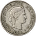 Svizzera, 10 Rappen, 1881, Bern, BB+, Rame-nichel, KM:27