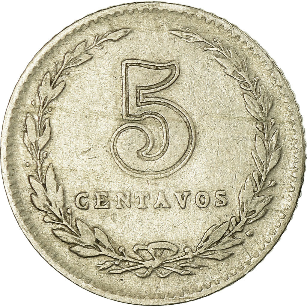 Coin, Argentina, 5 Centavos, 1929, EF(40-45), Copper-nickel, KM:34