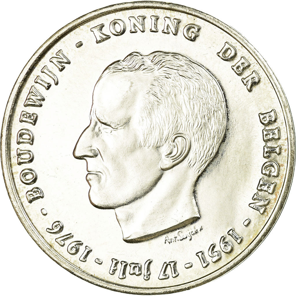 Coin, Belgium, 250 Francs, 250 Frank, 1976, Brussels, Prooflike, AU(55-58)