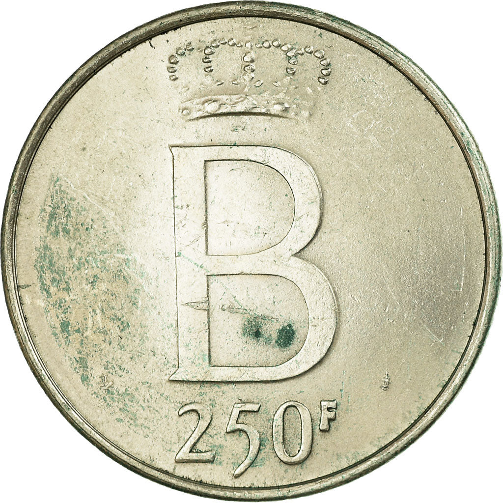 Coin, Belgium, 250 Francs, 250 Frank, 1976, Brussels, VF(30-35), Silver