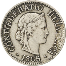 Coin, Switzerland, 10 Rappen, 1885, Bern, VF(30-35), Copper-nickel, KM:27