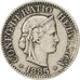 Coin, Switzerland, 10 Rappen, 1885, Bern, VF(30-35), Copper-nickel, KM:27