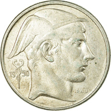 Coin, Belgium, 50 Francs, 50 Frank, 1950, EF(40-45), Silver, KM:137