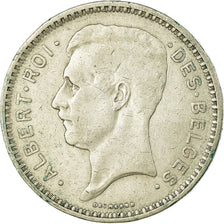 Coin, Belgium, 20 Francs, 20 Frank, 1934, EF(40-45), Silver, KM:103.1