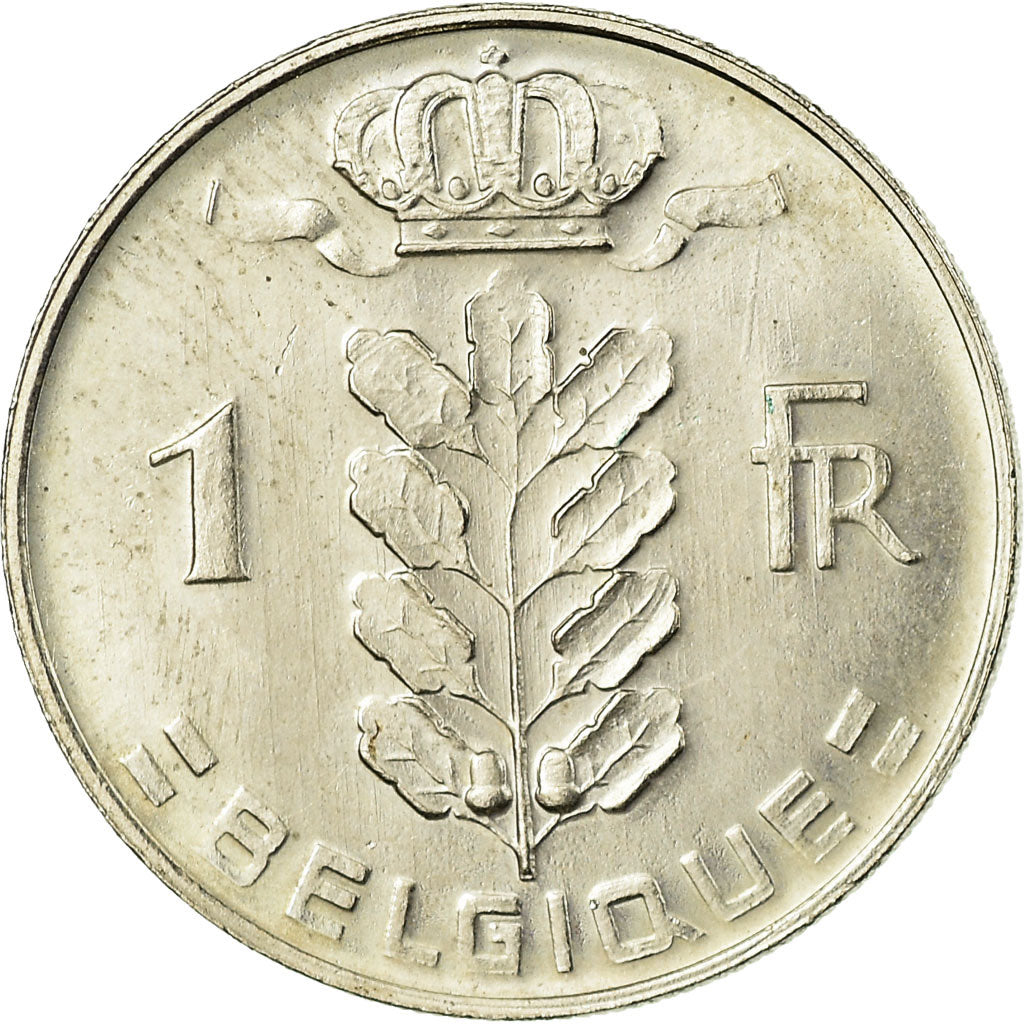 Coin, Belgium, Franc, 1976, MS(63), Copper-nickel, KM:142.1