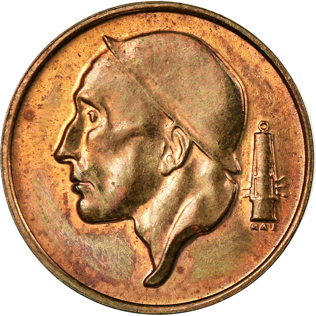 Moneta, Belgio, Baudouin I, 50 Centimes, 1976, SPL-, Bronzo, KM:148.1