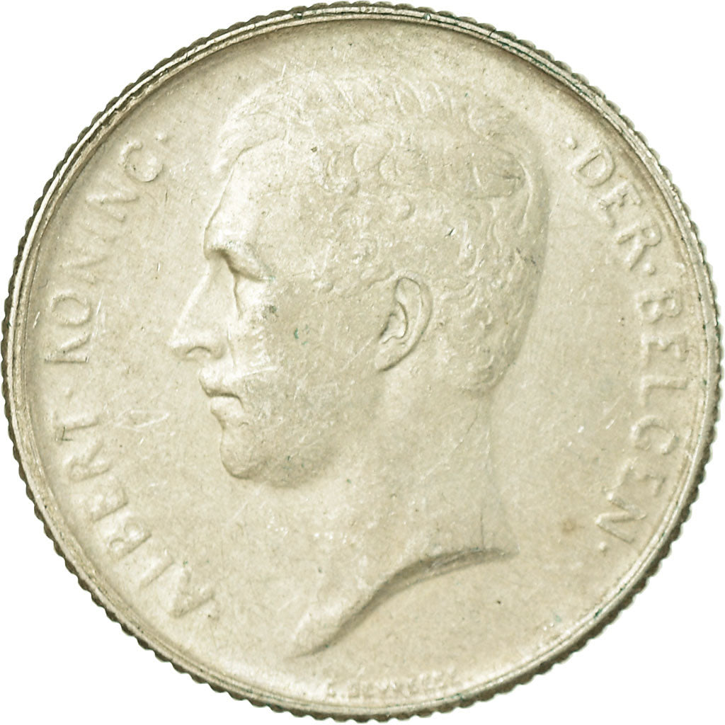Coin, Belgium, Franc, 1914, EF(40-45), Silver, KM:73.1
