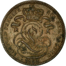 Moneta, Belgio, Leopold I, Centime, 1862, BB, Rame, KM:1.2