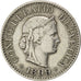 Svizzera, 10 Rappen, 1899, Bern, MB+, Rame-nichel, KM:27