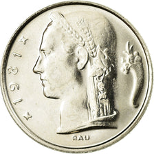 Coin, Belgium, 5 Francs, 5 Frank, 1981, MS(63), Copper-nickel, KM:134.1