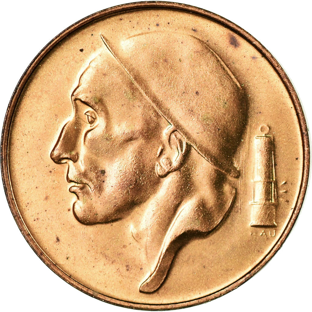 Coin, Belgium, Baudouin I, 50 Centimes, 1981, MS(63), Bronze, KM:149.1