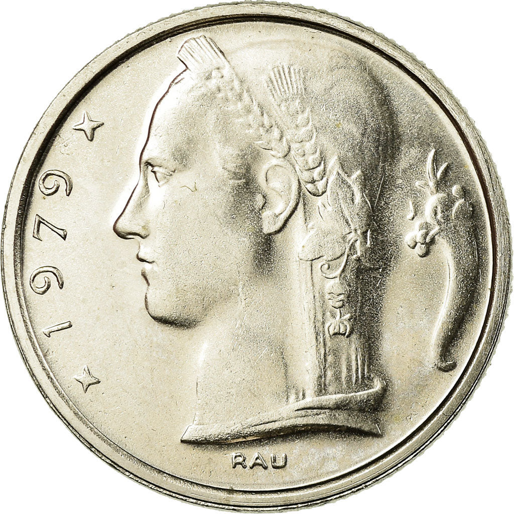 Coin, Belgium, 5 Francs, 5 Frank, 1979, MS(63), Copper-nickel, KM:134.1