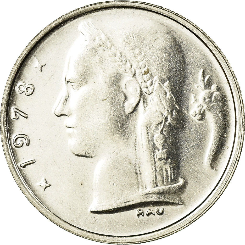 Coin, Belgium, Franc, 1978, MS(63), Copper-nickel, KM:142.1