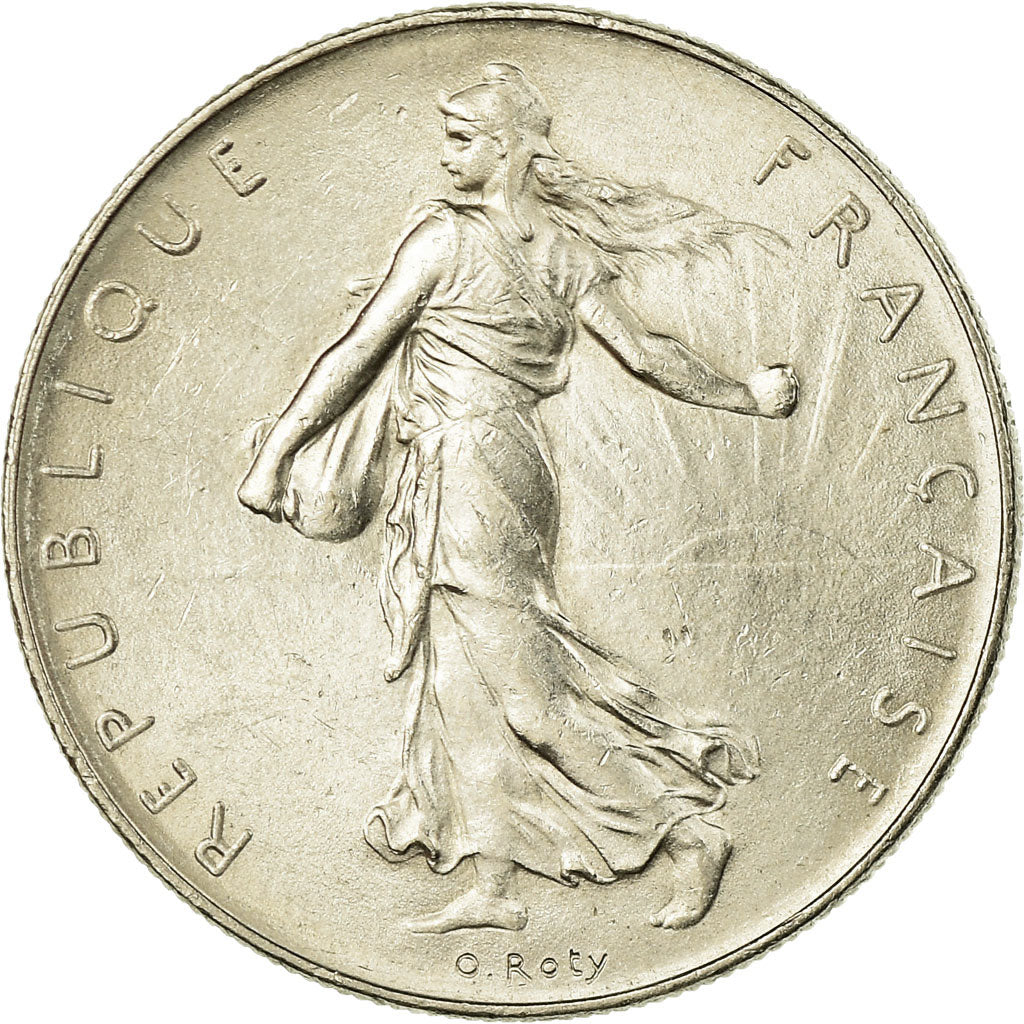Moneta, Francia, Semeuse, Franc, 1974, Paris, SPL, Nichel, KM:925.1, Gadoury:474