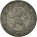 Moneta, Belgia, 25 Centimes, 1916, VF(30-35), Cynk, KM:82