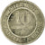 Moneda, Bélgica, Leopold I, 10 Centimes, 1862, BC+, Cobre - níquel, KM:22