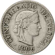 Suisse, Confédération Helvétique, 10 Rappen 1906 B, KM 27