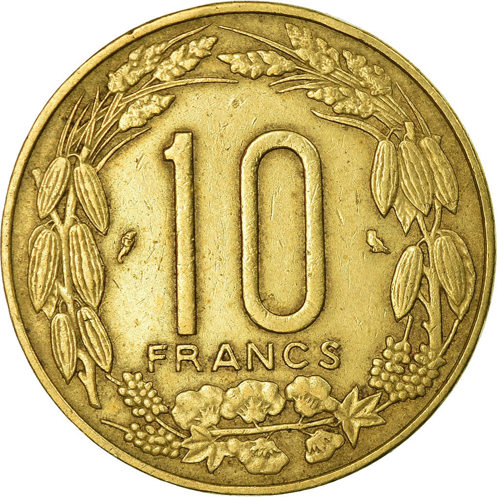 Coin, EQUATORIAL AFRICAN STATES, 10 Francs, 1969, Paris, EF(40-45)