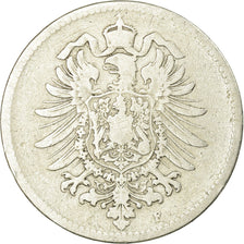 Coin, GERMANY - EMPIRE, Wilhelm I, Mark, 1875, Stuttgart, VF(20-25), Silver