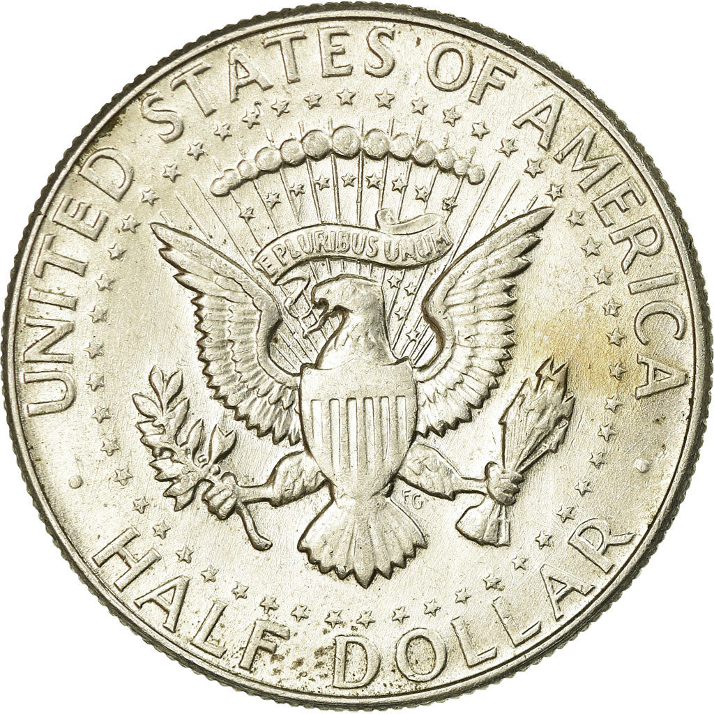Coin, United States, Kennedy Half Dollar, Half Dollar, 1968, U.S. Mint, Denver