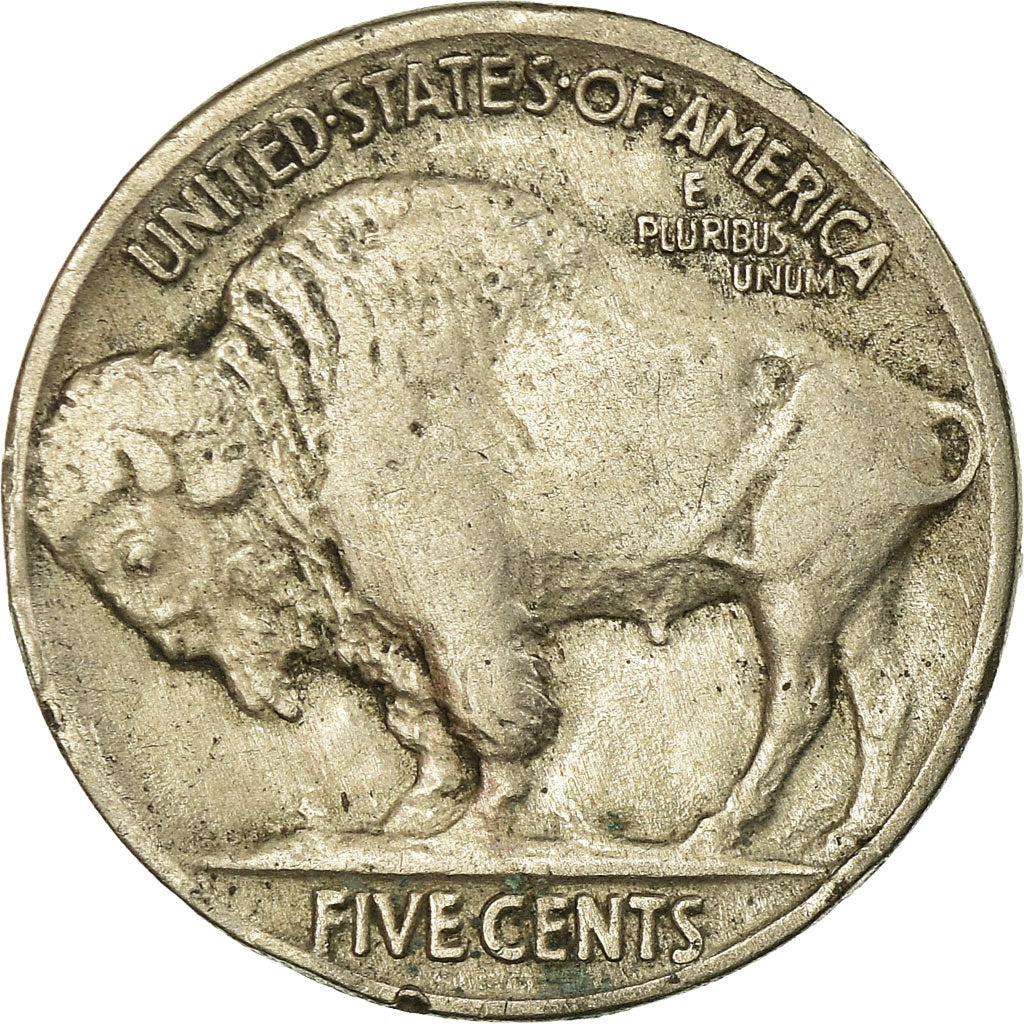 Moeda, Estados Unidos da América, Buffalo Nickel, 5 Cents, 1916, U.S. Mint