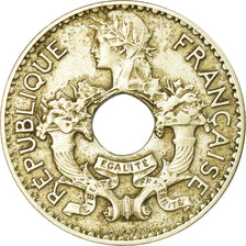 Moneta, FRANCUSKIE INDOCHINY, 5 Cents, 1938, Paris, EF(40-45), Mosiądz niklowy