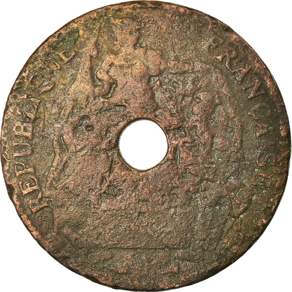 Coin, FRENCH INDO-CHINA, Cent, 1902, Paris, VF(20-25), Bronze, KM:8