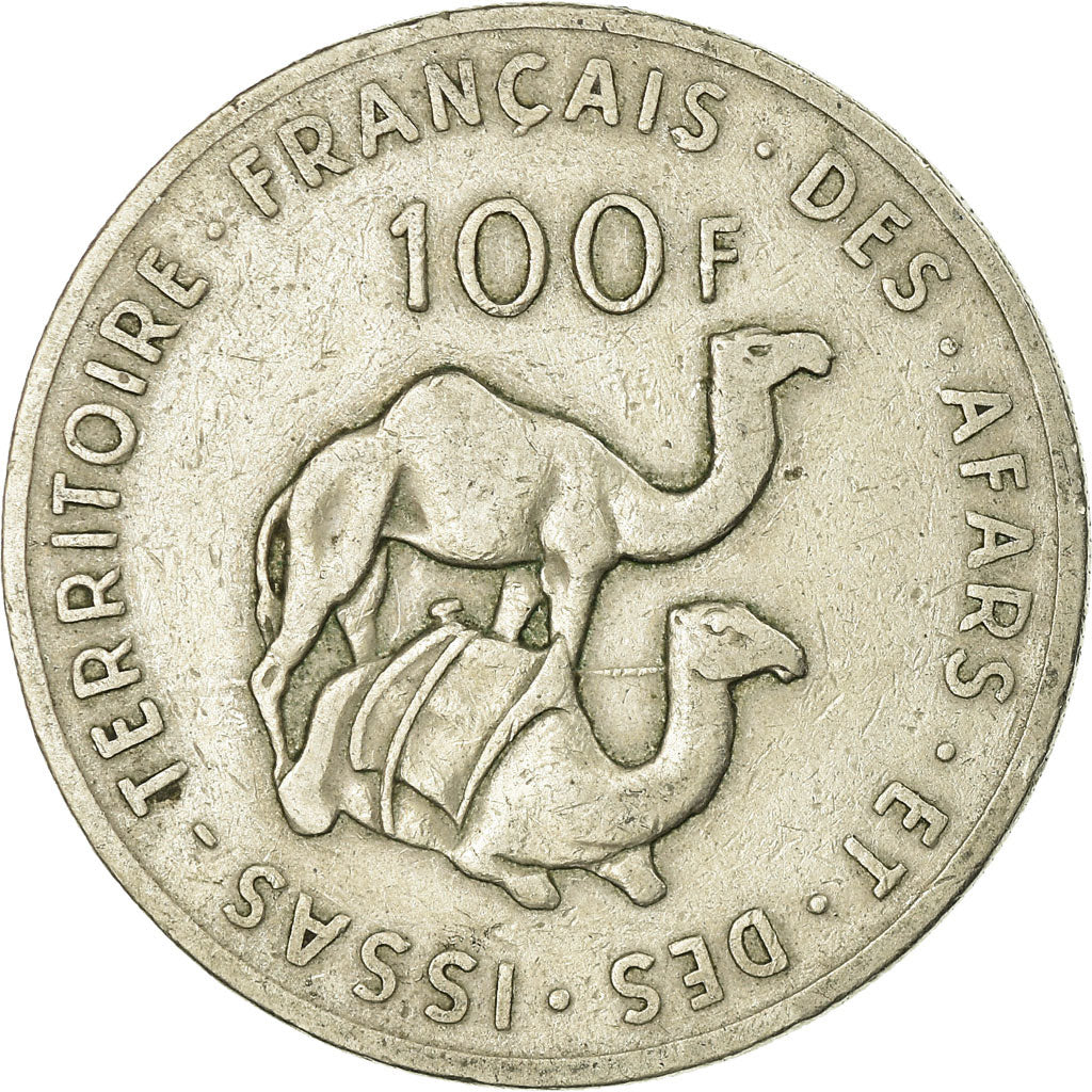 Monnaie, FRENCH AFARS & ISSAS, 100 Francs, 1970, Paris, TB+, Copper-nickel
