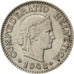 SWITZERLAND, 10 Rappen, 1948, Bern, KM #27, AU(50-53), Copper-Nickel, 19.15,...