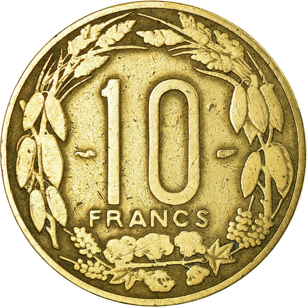 Monnaie, Cameroun, 10 Francs, 1958, Paris, TB+, Aluminum-Bronze, KM:11
