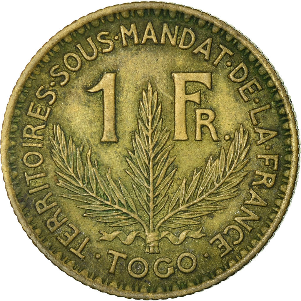 Coin, Togo, Franc, 1925, Paris, EF(40-45), Aluminum-Bronze, KM:2