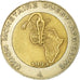 Coin, West African States, 250 Francs, 1993, Paris, EF(40-45), Bi-Metallic